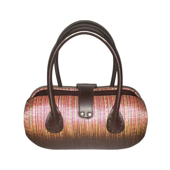 Rainbow Starburst  Women's 6.25"  x 11.5" long handbag - Picture 1 of 5